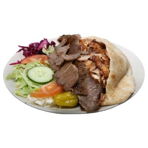 Lamb Doner Meat and Chips