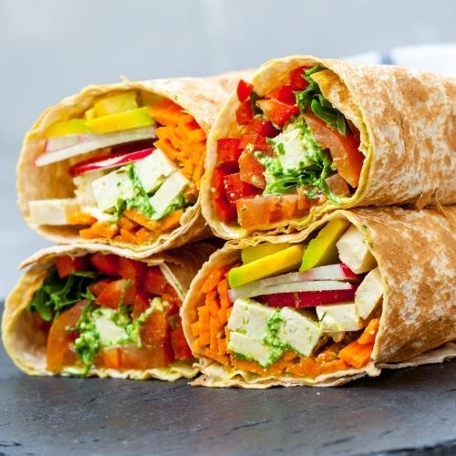 Salad In Wrap