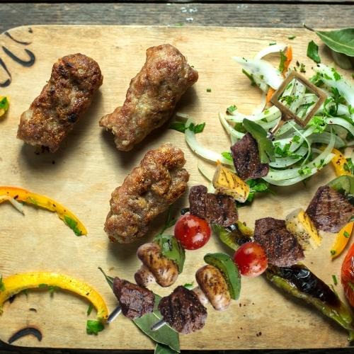 Lamb Shish and Kofte
