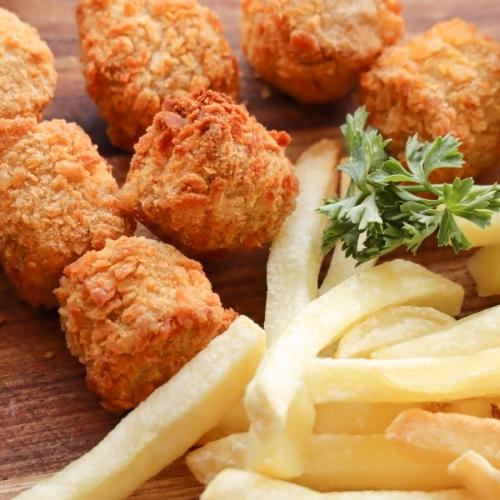 Popcorn Chicken 8 Pcs with Chips