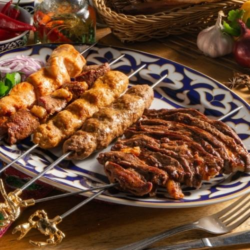 Lamb Doner and Chicken Shish