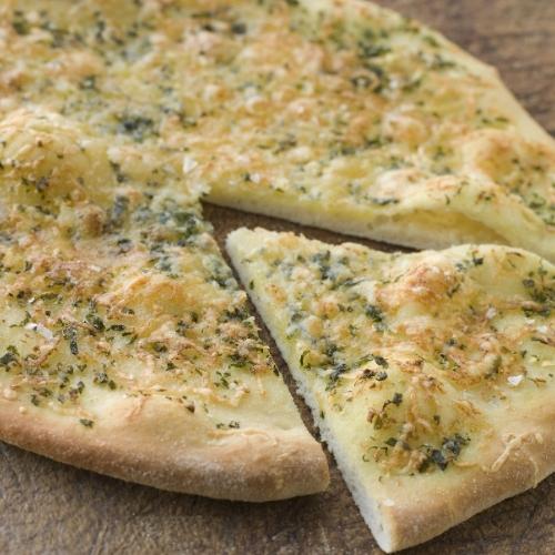 Garlic Base Pizza with Cheese